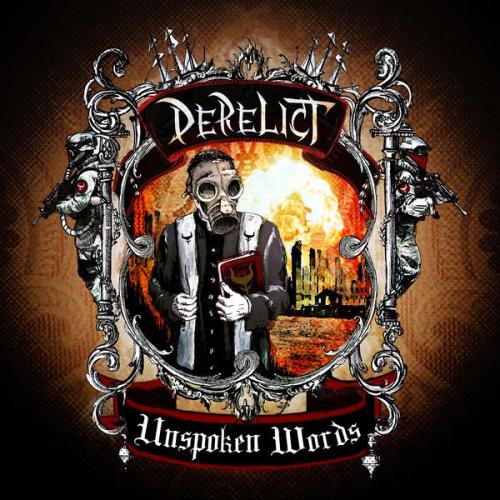derelict unspoken words cd album cover art